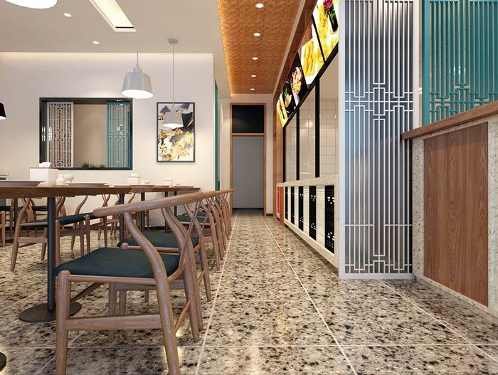 面館三種不同風(fēng)格裝修設(shè)計，各有特色，你更喜歡哪一家