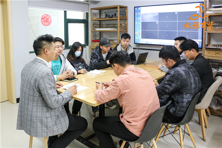 設(shè)計(jì)部三組晨會(huì)現(xiàn)場