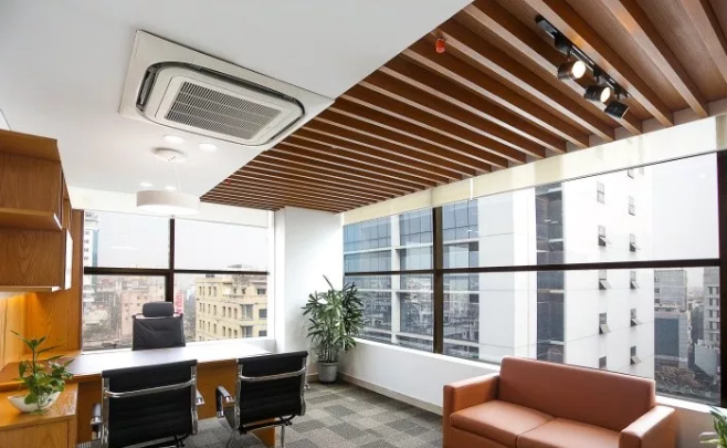 溫馨整潔的鄭州辦公室裝修效果圖-河南蟻?zhàn)逖b飾辦公室裝修案例項(xiàng)目