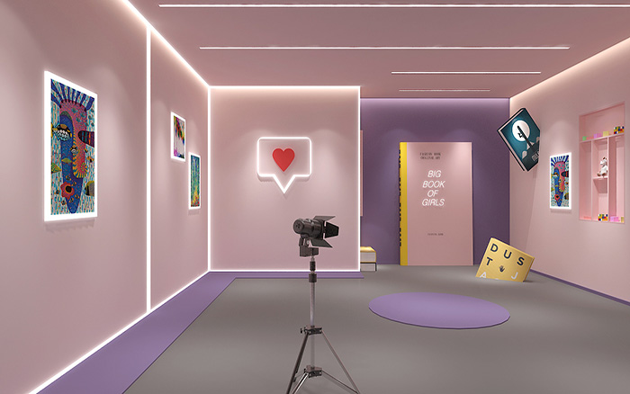 優(yōu)質(zhì)直播間空間裝修設(shè)計